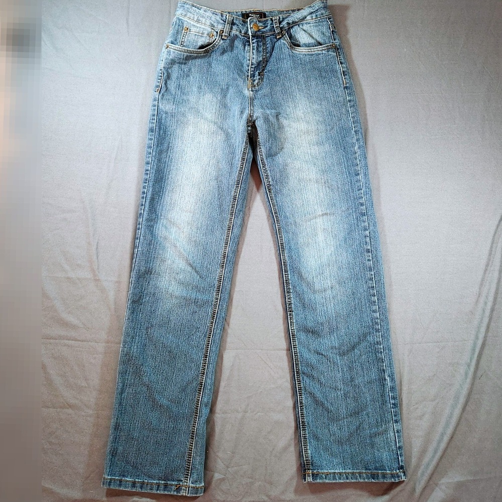 Men's Mott &‎ Grand Mid Rise 5 Pocket Medium Blue Jeans Size 30